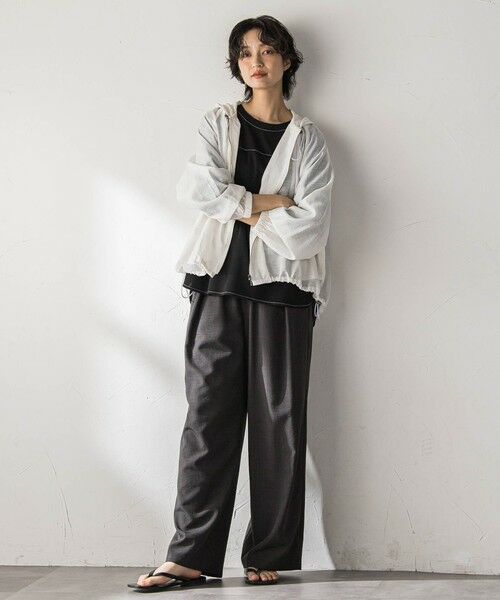 MAYSON GREY / メイソングレイ カットソー | ポンチローマBACK釦ドッキングプルオーバー | 詳細16