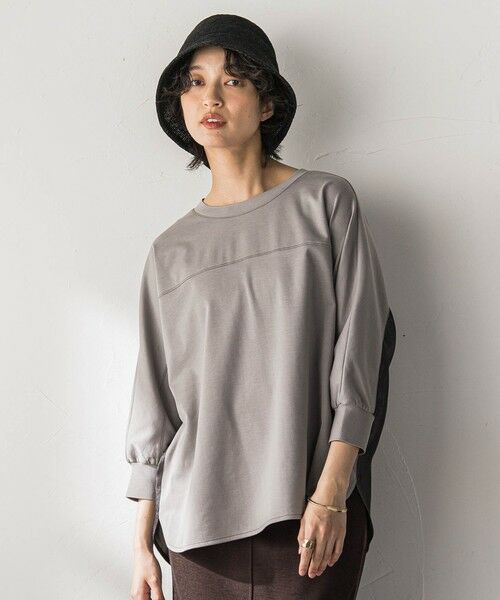 MAYSON GREY / メイソングレイ カットソー | ポンチローマBACK釦ドッキングプルオーバー | 詳細18
