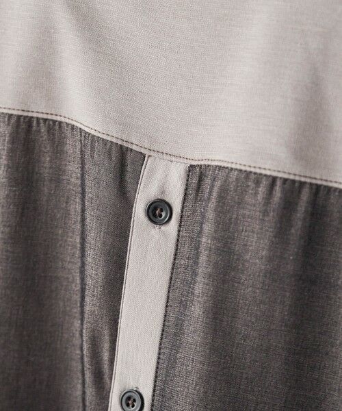 MAYSON GREY / メイソングレイ カットソー | ポンチローマBACK釦ドッキングプルオーバー | 詳細23