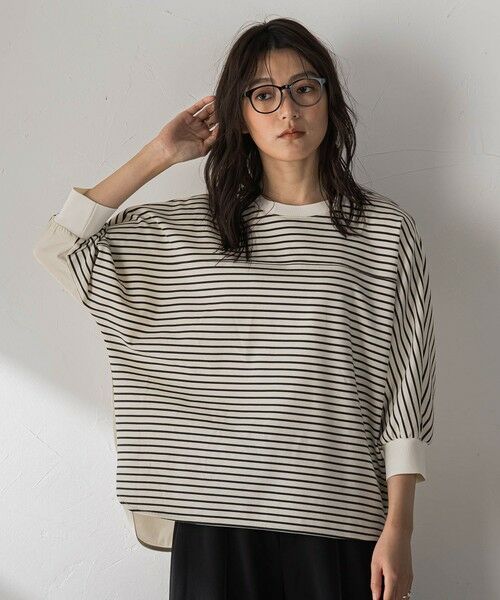 MAYSON GREY / メイソングレイ カットソー | ポンチローマBACK釦ドッキングプルオーバー | 詳細24