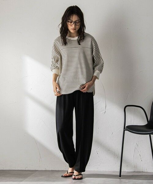 MAYSON GREY / メイソングレイ カットソー | ポンチローマBACK釦ドッキングプルオーバー | 詳細27