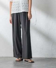 【一瞬で楽とキレイを叶える】タンブラーブッチャーイージーワイドパンツ≪セットアップ対応≫