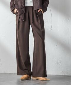 MAYSON GREY / メイソングレイ その他パンツ | 【一瞬で楽とキレイを叶える】タンブラーブッチャーイージーワイドパンツ≪セットアップ対応≫