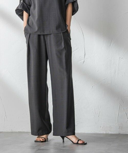 MAYSON GREY / メイソングレイ その他パンツ | 【一瞬で楽とキレイを叶える】タンブラーブッチャーイージーワイドパンツ≪セットアップ対応≫ | 詳細6