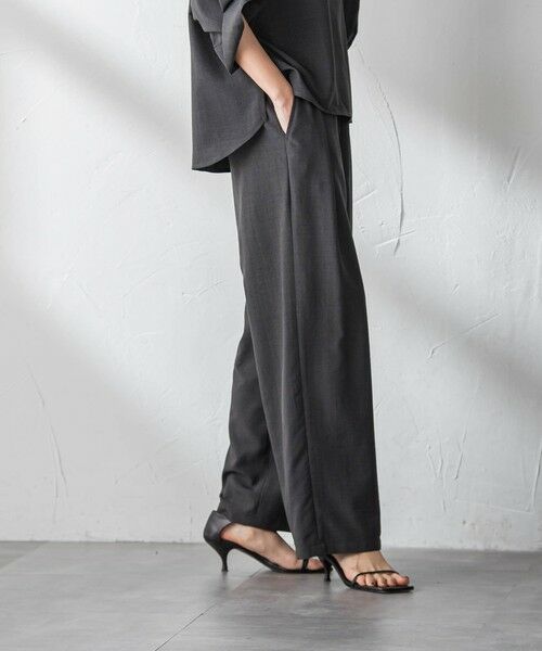 MAYSON GREY / メイソングレイ その他パンツ | 【一瞬で楽とキレイを叶える】タンブラーブッチャーイージーワイドパンツ≪セットアップ対応≫ | 詳細7