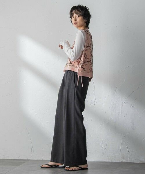 MAYSON GREY / メイソングレイ その他パンツ | 【一瞬で楽とキレイを叶える】タンブラーブッチャーイージーワイドパンツ≪セットアップ対応≫ | 詳細12