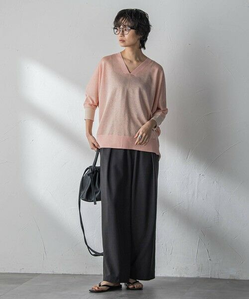 MAYSON GREY / メイソングレイ その他パンツ | 【一瞬で楽とキレイを叶える】タンブラーブッチャーイージーワイドパンツ≪セットアップ対応≫ | 詳細13