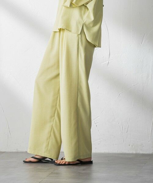 MAYSON GREY / メイソングレイ その他パンツ | 【一瞬で楽とキレイを叶える】タンブラーブッチャーイージーワイドパンツ≪セットアップ対応≫ | 詳細15