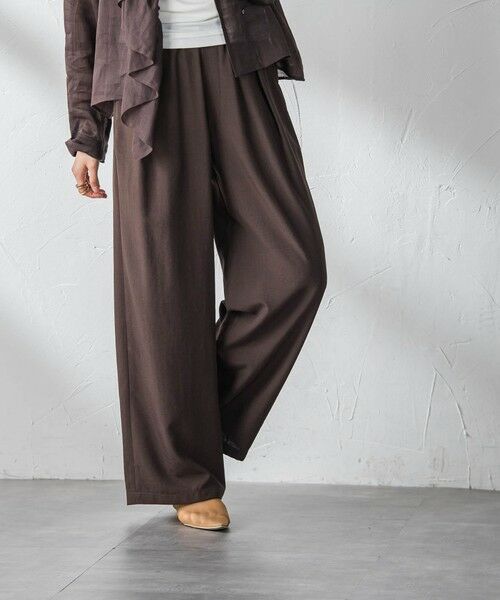 MAYSON GREY / メイソングレイ その他パンツ | 【一瞬で楽とキレイを叶える】タンブラーブッチャーイージーワイドパンツ≪セットアップ対応≫ | 詳細19