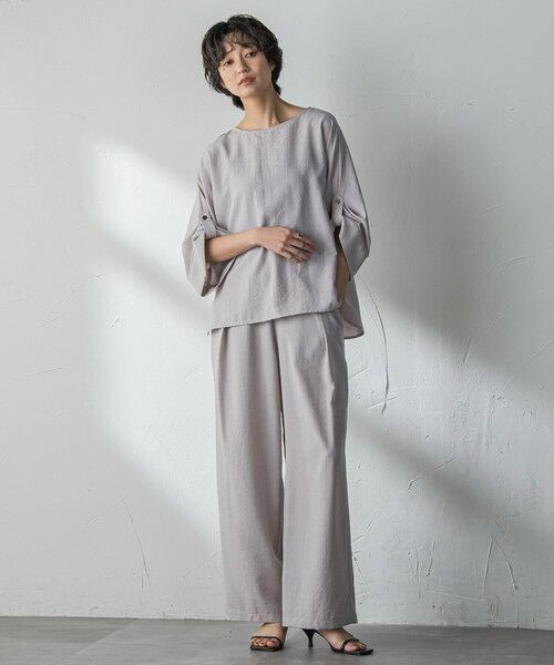 MAYSON GREY / メイソングレイ その他パンツ | 【一瞬で楽とキレイを叶える】タンブラーブッチャーイージーワイドパンツ≪セットアップ対応≫ | 詳細29