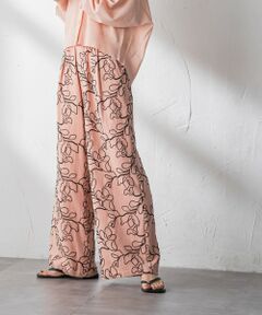 MAYSON GREY / メイソングレイ その他パンツ | ボタニカル刺繍イージーワイドパンツ