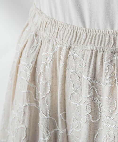 MAYSON GREY / メイソングレイ その他パンツ | ボタニカル刺繍イージーワイドパンツ | 詳細7