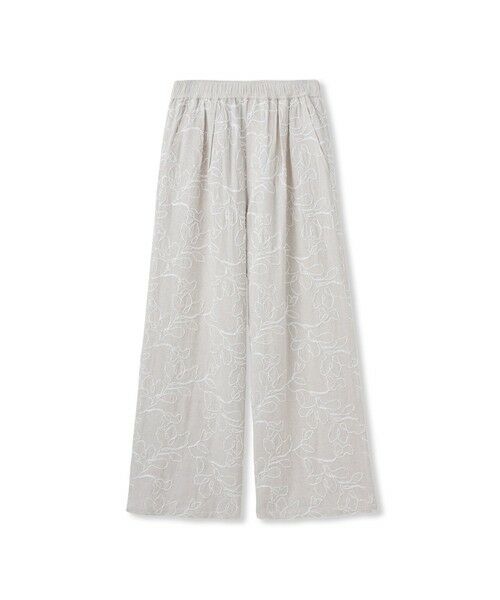 MAYSON GREY / メイソングレイ その他パンツ | ボタニカル刺繍イージーワイドパンツ | 詳細9