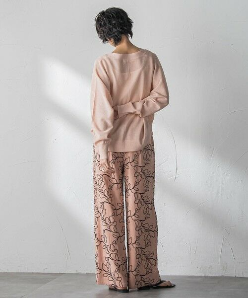 MAYSON GREY / メイソングレイ その他パンツ | ボタニカル刺繍イージーワイドパンツ | 詳細16