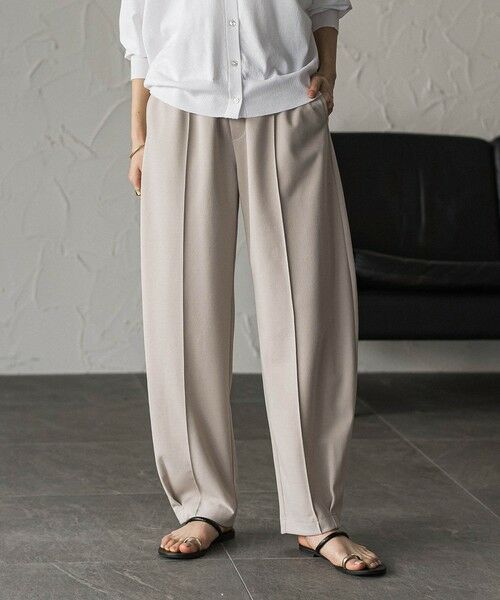 MAYSON GREY / メイソングレイ その他パンツ | 叶えるイージーカーブパンツ（ベージュ）