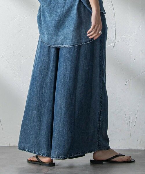 MAYSON GREY / メイソングレイ その他パンツ | ≪レビュー評価★4.8獲得≫【新色追加】ゆれるデニムフレアパンツ | 詳細14