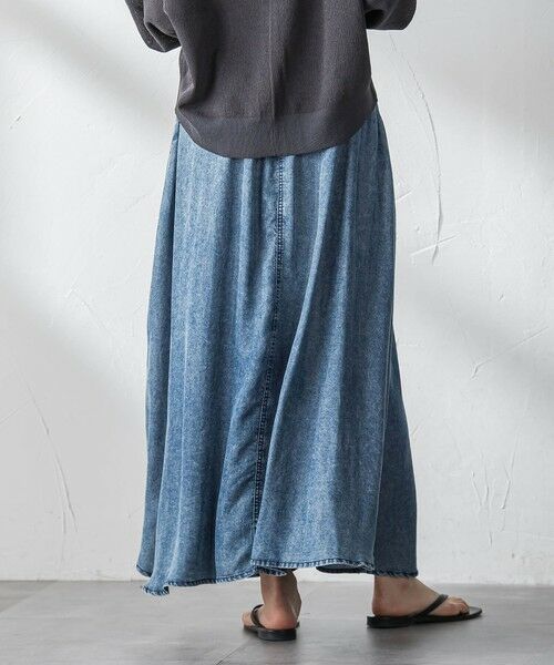 MAYSON GREY / メイソングレイ ミニ・ひざ丈スカート | ゆれるデニムサークルスカート | 詳細3