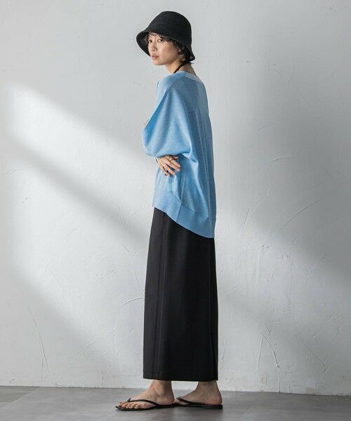 MAYSON GREY / メイソングレイ ニット・セーター | LEVITA配色Vネックドルマンニットプルオーバー | 詳細11