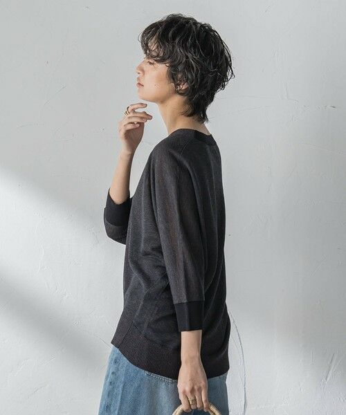 MAYSON GREY / メイソングレイ ニット・セーター | LEVITA配色Vネックドルマンニットプルオーバー | 詳細14
