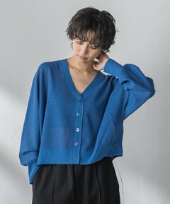 MAYSON GREY / メイソングレイ カーディガン・ボレロ | シアージャガードドルマンニットカーディガン