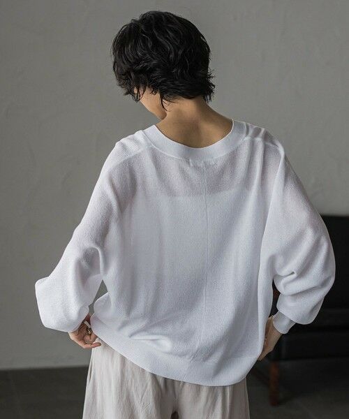 MAYSON GREY / メイソングレイ カーディガン・ボレロ | シアージャガードドルマンニットカーディガン | 詳細3