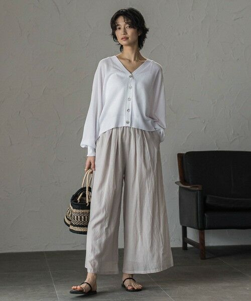 MAYSON GREY / メイソングレイ カーディガン・ボレロ | シアージャガードドルマンニットカーディガン | 詳細4