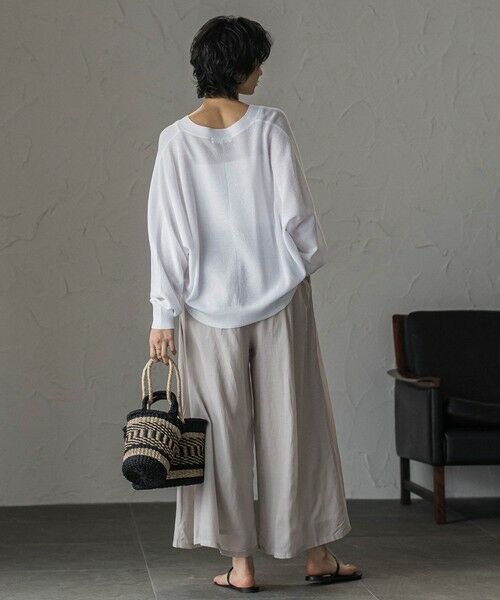 MAYSON GREY / メイソングレイ カーディガン・ボレロ | シアージャガードドルマンニットカーディガン | 詳細5