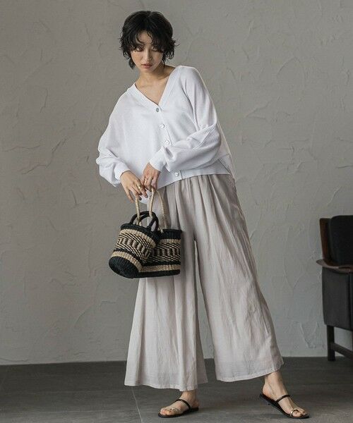 MAYSON GREY / メイソングレイ カーディガン・ボレロ | シアージャガードドルマンニットカーディガン | 詳細6