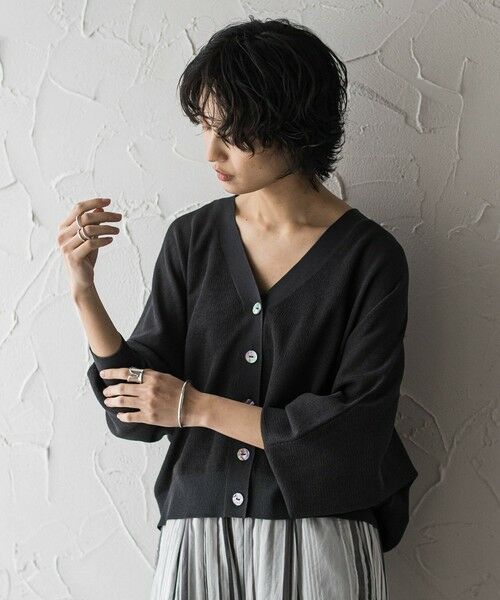 MAYSON GREY / メイソングレイ カーディガン・ボレロ | シアージャガードドルマンニットカーディガン | 詳細27