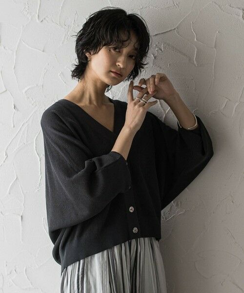 MAYSON GREY / メイソングレイ カーディガン・ボレロ | シアージャガードドルマンニットカーディガン | 詳細29