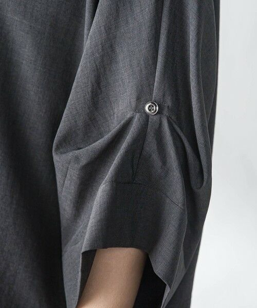 MAYSON GREY / メイソングレイ シャツ・ブラウス | 【一瞬で楽とキレイを叶える】タンブラーブッチャーロールアップブラウス≪セットアップ対応≫ | 詳細7