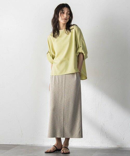 MAYSON GREY / メイソングレイ シャツ・ブラウス | 【一瞬で楽とキレイを叶える】タンブラーブッチャーロールアップブラウス≪セットアップ対応≫ | 詳細17