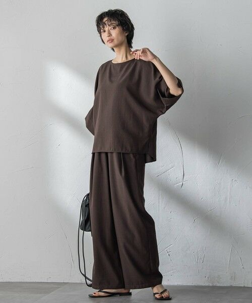 MAYSON GREY / メイソングレイ シャツ・ブラウス | 【一瞬で楽とキレイを叶える】タンブラーブッチャーロールアップブラウス≪セットアップ対応≫ | 詳細21