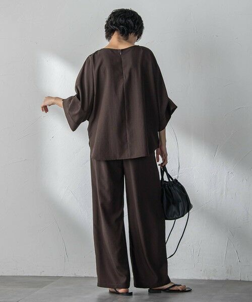 MAYSON GREY / メイソングレイ シャツ・ブラウス | 【一瞬で楽とキレイを叶える】タンブラーブッチャーロールアップブラウス≪セットアップ対応≫ | 詳細23