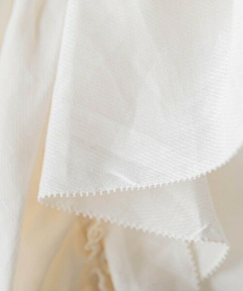 MAYSON GREY / メイソングレイ シャツ・ブラウス | ラスターラミーカルゼラッフルカラーブラウス | 詳細8