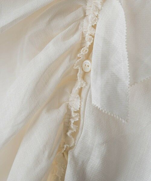 MAYSON GREY / メイソングレイ シャツ・ブラウス | ラスターラミーカルゼラッフルカラーブラウス | 詳細10