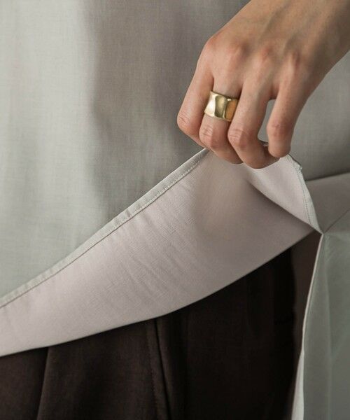 MAYSON GREY / メイソングレイ シャツ・ブラウス | シャンブレーワイドスリーブVネックブラウス | 詳細24
