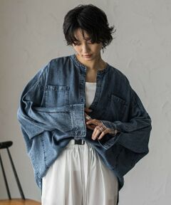 MAYSON GREY / メイソングレイ シャツ・ブラウス | ゆれるデニムドルマンシャツ