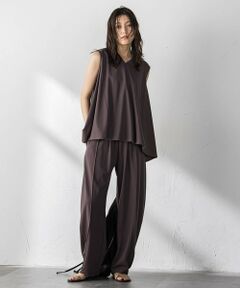 MAYSON GREY / メイソングレイ ロング・マキシ丈ワンピース | ノースリフレアプルオーバー+パンツセットアップ