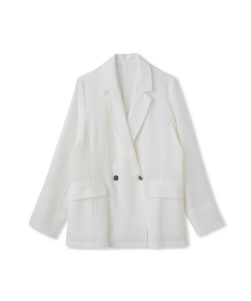 MAYSON GREY / メイソングレイ テーラードジャケット | ヴィンテージメッシュダブルブレストジャケット | 詳細7