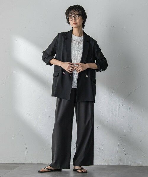 MAYSON GREY / メイソングレイ テーラードジャケット | ヴィンテージメッシュダブルブレストジャケット | 詳細11