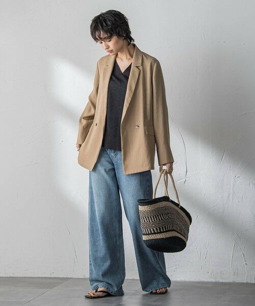 MAYSON GREY / メイソングレイ テーラードジャケット | ヴィンテージメッシュダブルブレストジャケット | 詳細20