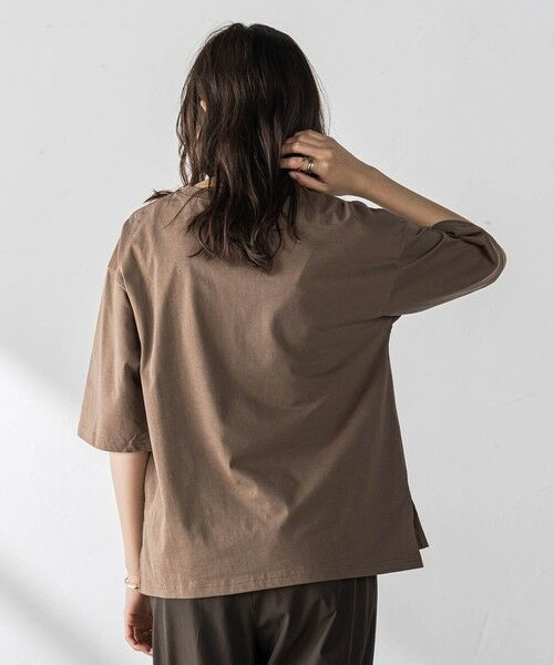 MAYSON GREY / メイソングレイ カットソー | ビンテージライクメッセージルーズTシャツ | 詳細3