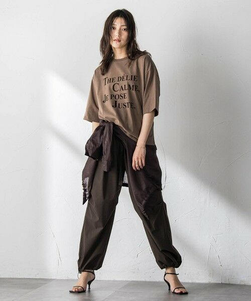 MAYSON GREY / メイソングレイ カットソー | ビンテージライクメッセージルーズTシャツ | 詳細4