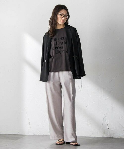 MAYSON GREY / メイソングレイ カットソー | ビンテージライクメッセージルーズTシャツ | 詳細28