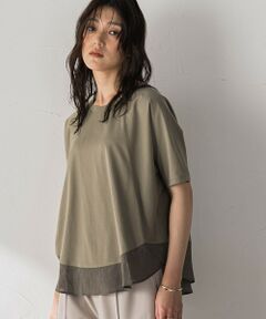 MAYSON GREY / メイソングレイ カットソー | ドライコットンラウンドヘムドルマンプルオーバー
