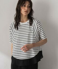 MAYSON GREY / メイソングレイ カットソー | ドライコットンラウンドヘムドルマンプルオーバー