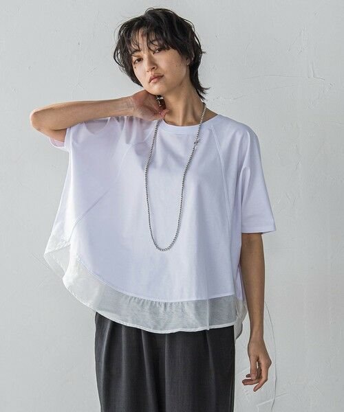 MAYSON GREY / メイソングレイ カットソー | 【新色追加 / WEB限定カラーあり】ドライコットンラウンドヘムドルマンプルオーバー | 詳細1