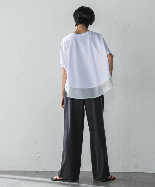 MAYSON GREY / メイソングレイ カットソー | 【新色追加 / WEB限定カラーあり】ドライコットンラウンドヘムドルマンプルオーバー | 詳細5