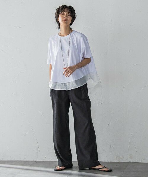 MAYSON GREY / メイソングレイ カットソー | 【新色追加 / WEB限定カラーあり】ドライコットンラウンドヘムドルマンプルオーバー | 詳細6